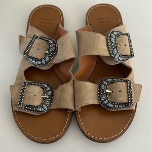 Sézane Low Jade Mules - 37 or U.S. size 6.5